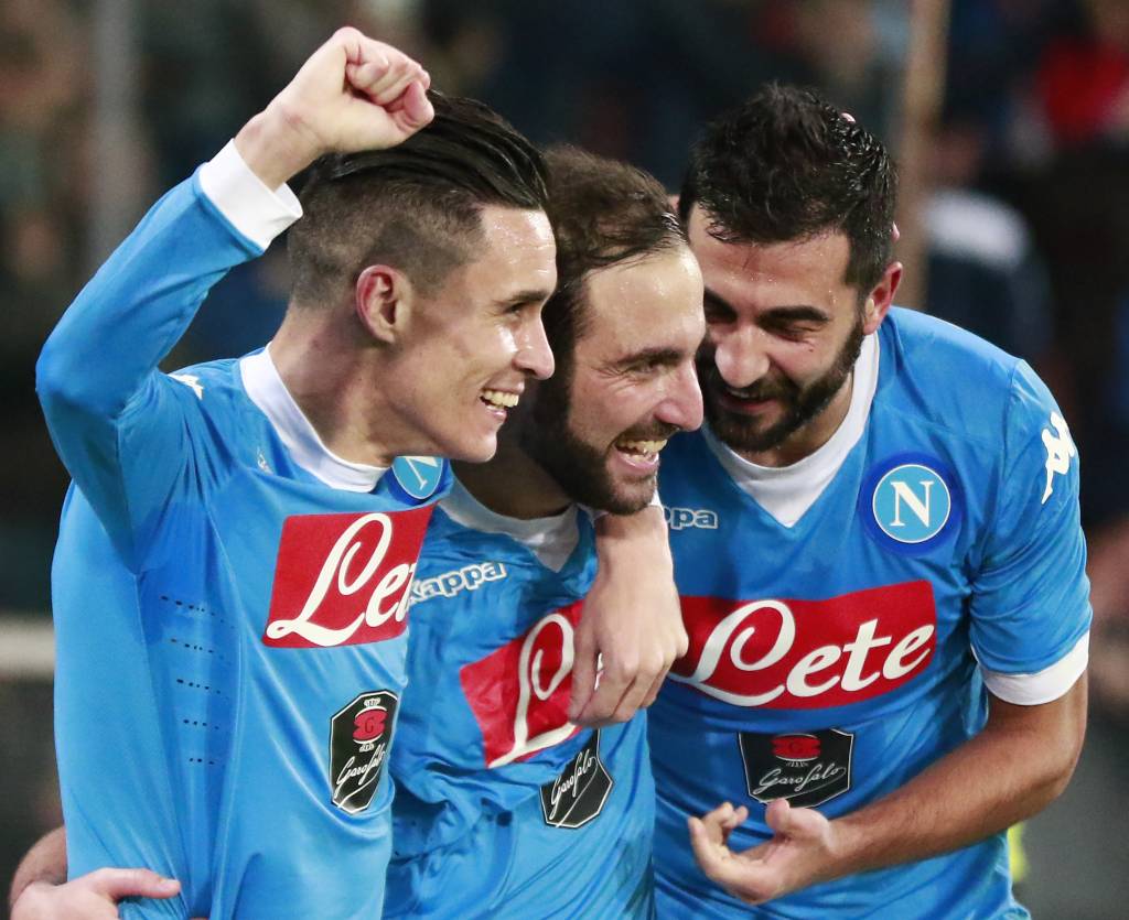 O Napoli vem fazendo campanha de destaque nesta edição do Campeonato Italiano (Foto: Carlo Hermann/AFP)