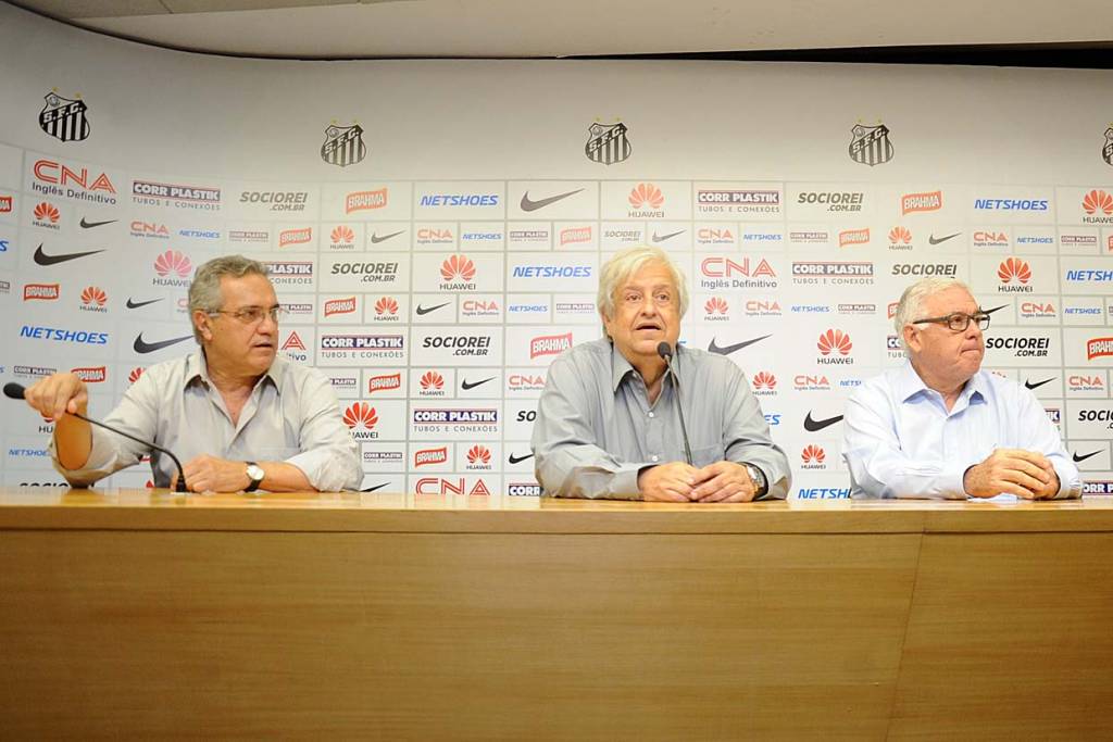Modesto Roma Jr, Dagoberto Santos e César Conforti estão revoltados com a atitude de alguns atletas, que reclamaram das ações da diretoria (foto: Ivan Storti)