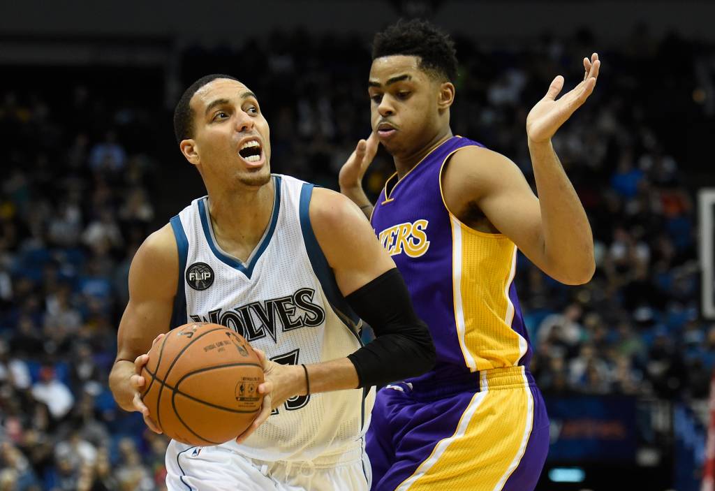 Kevin Martin anotou 37 pontos e comandou o triunfo dos Timberwolvers sobre os Lakers (foto: Hannah Foslien/AFP)