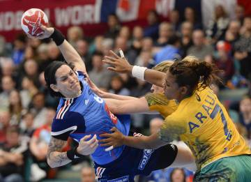 Em jogo disputado, Brasil segurou ataque francês e conquistou vitória na reta final (Foto:Divulgação/AFP)