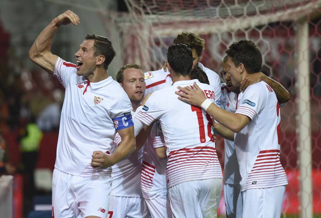 O Sevilla venceu o Gijón por 2 a 0, em casa, e subiu na tabela (Foto: Divulgação)