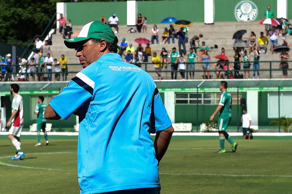 Evair acredita no sucesso do centroavante Lucas Barrios no Palmeiras (Foto: Djalma Vassão/Gazeta Press)