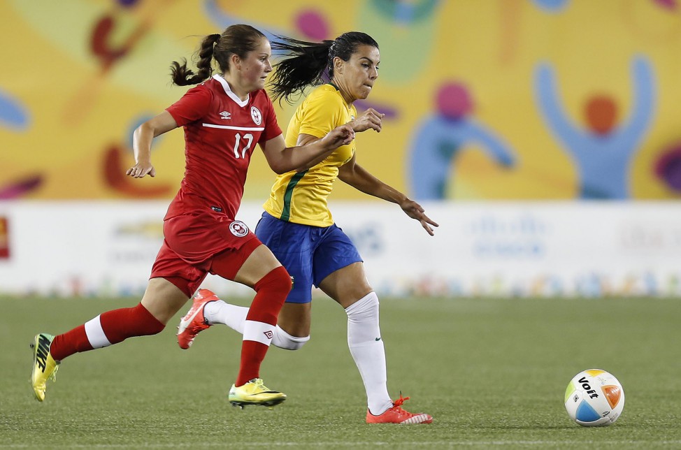 Brasil encontrou dificuldades, mas conseguiu passar pelo Canadá (foto: Rafael Ribeiro/CBF)