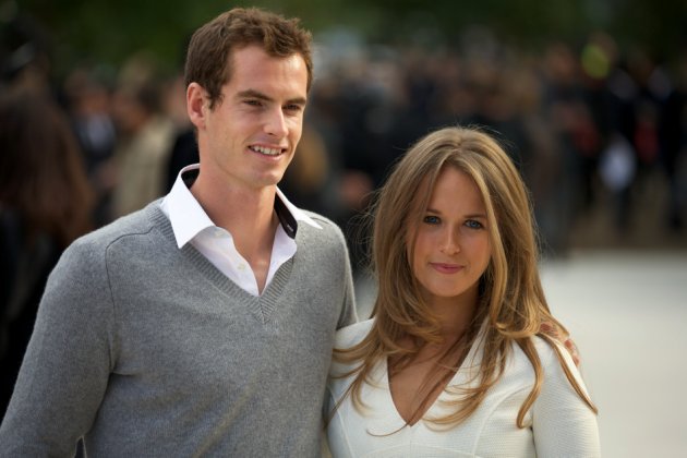 Primeiro filho de Murray e Sears deve nascer em fevereiro (foto: Andrew Cowie/AFP)