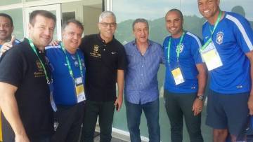 Durante curso na CBF, Deivid trocou experiências com treinadores e outros ex-jogadores (Arquivo Pessoal)