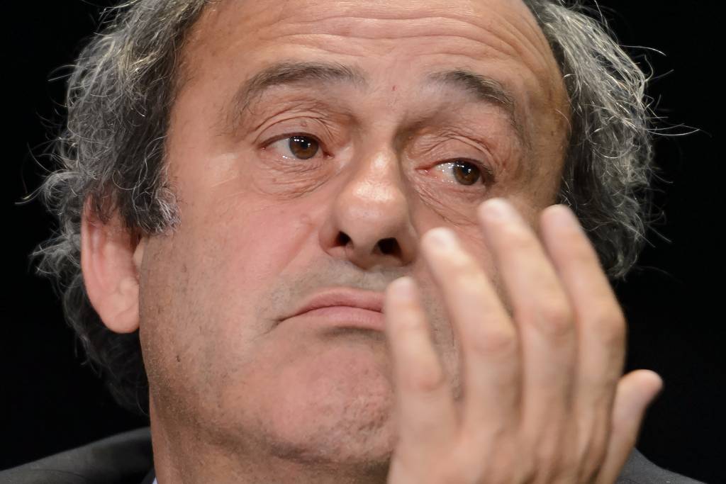 Michel Platini não se apresentou na defesa do Comitê de Ética, na última semana (Foto: Fabrice Coffrini/AFP)