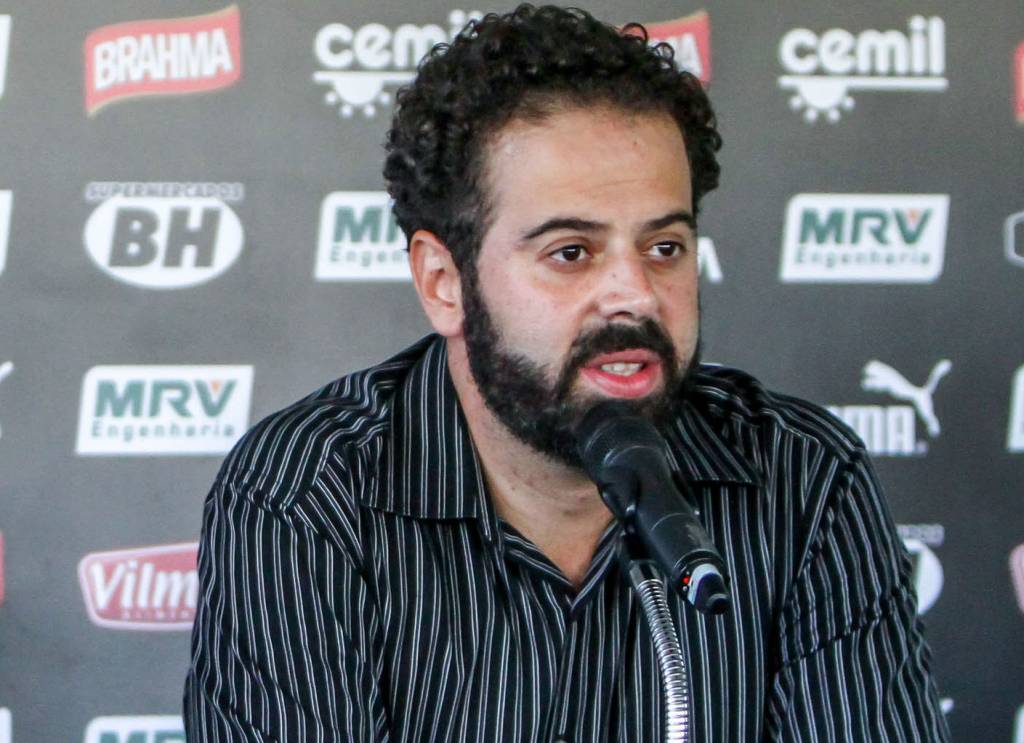 Apesar da pressão da torcida, presidente do Galo trabalha com calma na contratação de reforços (Bruno Cantini/CAM)
