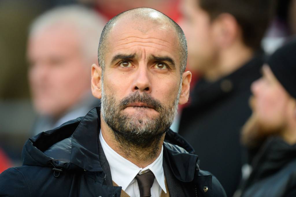 O técnico Pep Guardiola não ficará no Bayern de Munique para a próxima temporada (Foto: Nigel Treblin/AFP)