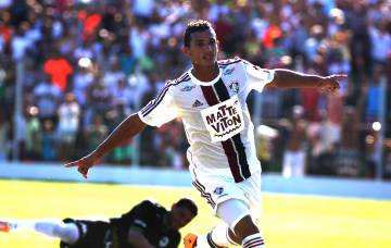 Pelo Fluminense, Lucas Gomes marcou apenas dois gols em 28 partidas disputadas (Nelson Perez/FFC)