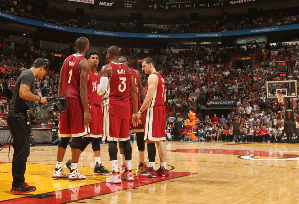 Pela primeira vez na temporada, jogo do Miami Heat foi decidido na prorrogação (Foto: Issac Baldizon/AFP)