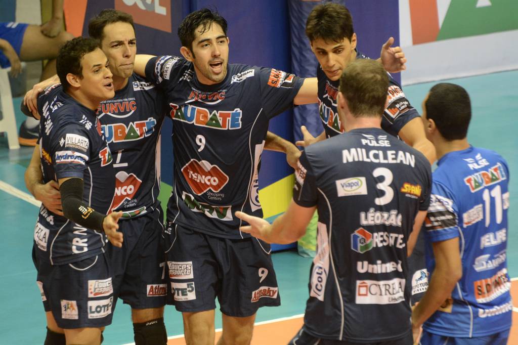 O Funvic/Taubaté foi campeão da Copa Banco do Brasil de vôlei em 2015 (Foto: Divulgação)