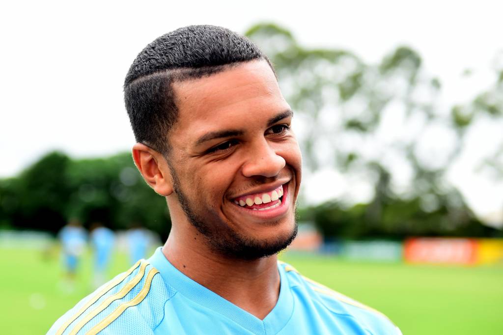 Augusto mostrou personalidade ao abordar a chance de título do Palmeiras na Copinha (Foto: Sergio Barzaghi/Gazeta Press)