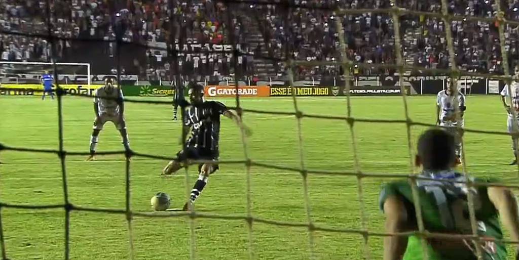 Claudinho abriu caminho para a terceira vitória do Corinthians na Copa São Paulo (foto: reprodução/TV)