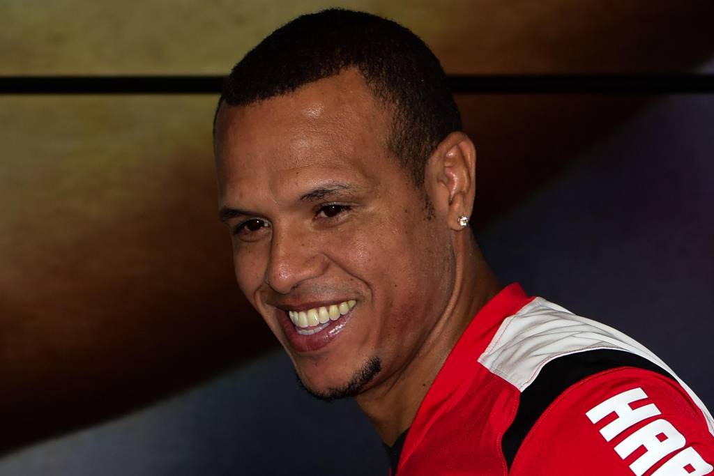 Luis Fabiano marcou o primeiro gol da final que deu ao Sevilla seu primeiro título da Liga Europa (Foto: Djalma Vassão/Gazeta Press)