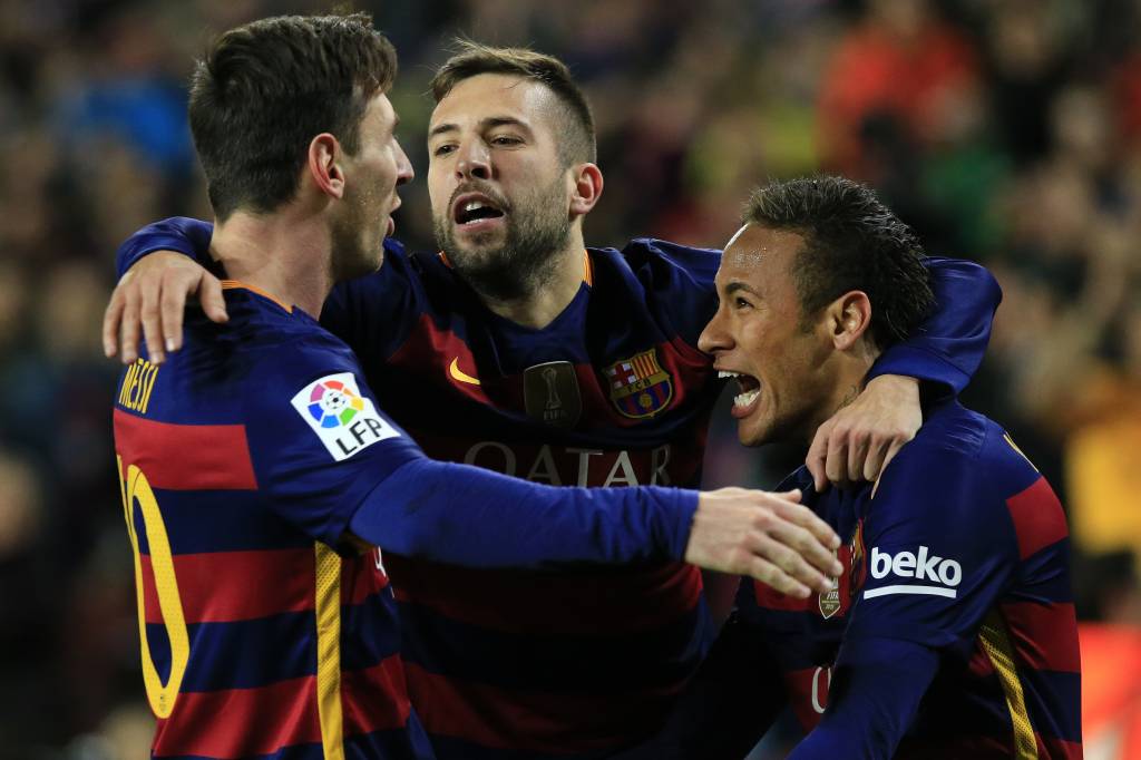 O Barcelona está invicto há dez jogos no Campeonato Espanhol (Foto: Pau Barrena/AFP)