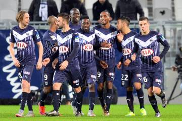 O Bordeaux venceu o Lorient e se classificou para as semifinais da Copa da Liga Francesa (Foto: Nicolas Tucat/AFP)
