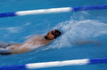 Michael Phelps conquistou seu segundo ouro em Austin (Foto: AFP)
