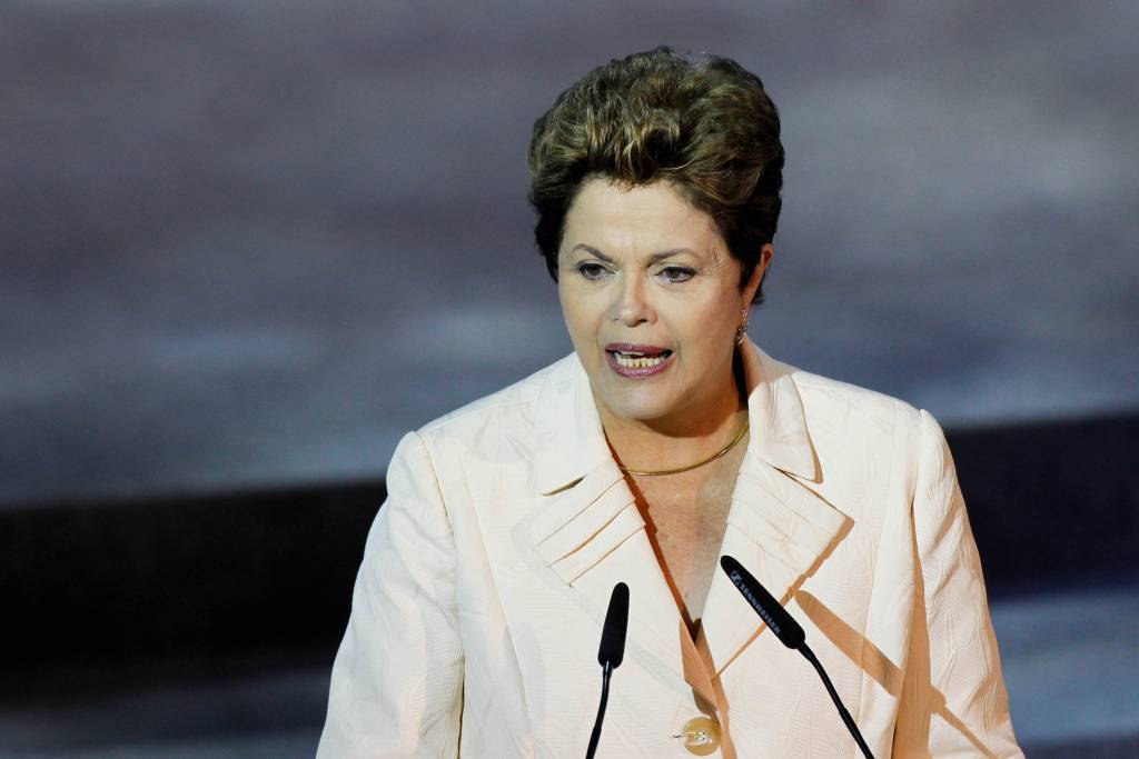 Dilma mencionou Olimpíadas do Rio em cerimônia em Brasília nesta quinta (Foto: Fernando Dantas/Gazeta Press)
