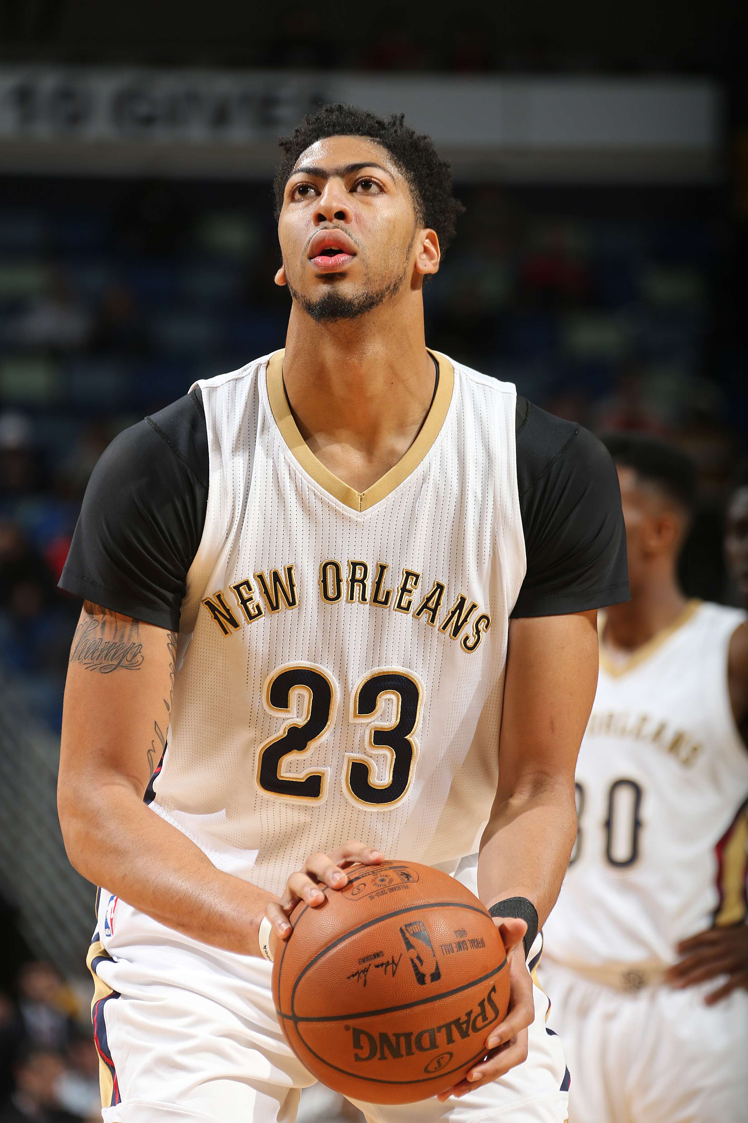 Anthony Davis liderou o triunfo dos Pelicans (Foto: Layne Murdoch/NBAE via Getty Images/AFP)