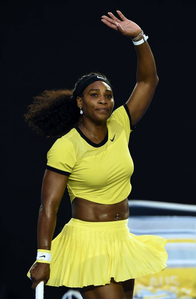 Serena Williams quer o sétimo título no Aberto da Austrália (Foto: Greg Wood/AFP)