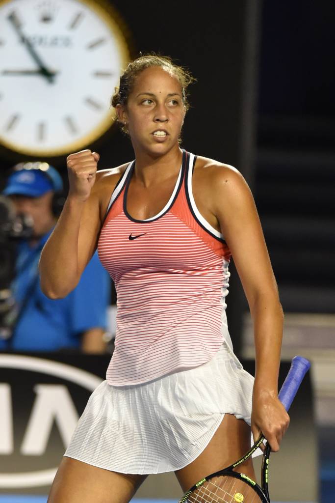 Madison Keys é um dos nomes fortes da nova geração do tênis. A jogadora tem apenas 20 anos (Foto: Saeed Khan/AFP)