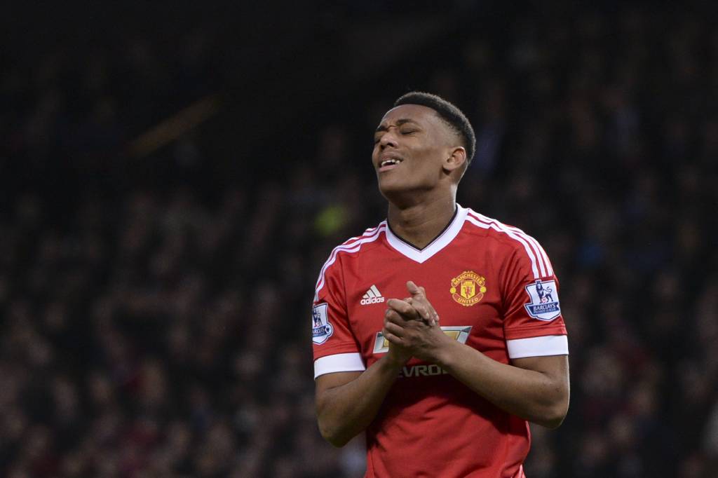 O United jogou mal, e perdeu em casa para o Southampton (Foto: Oli Scarff/AFP)
