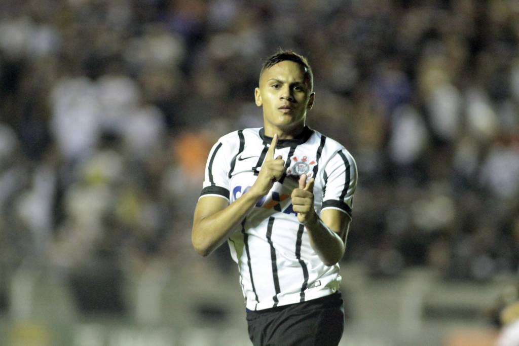 O atacante Léo Jabá, quando não está afobado, é um bom nome alvinegro (foto: Danny Cesare/Ag. Corinthians)