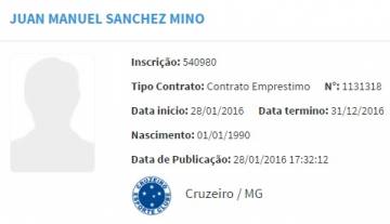 Nome de Sánchez Miño foi publicado, nesta quinta-feira, no BID (Reprodução)