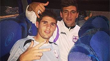 De Arrascaeta e Gino foram companheiros no Defensor (Reprodução)
