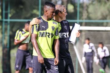Atacante Hyuri foi regularizado e pode ser utilizado por Aguirre no domingo (Bruno Cantini/CAM)