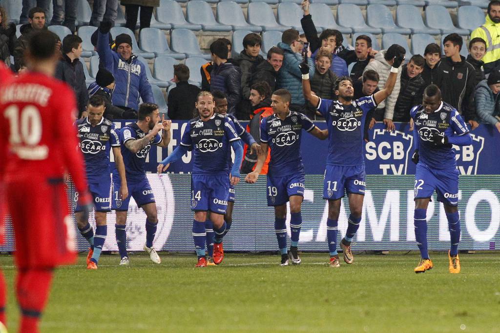 Brasileiro Brandão assegurou a vitória do Bastia (foto: Yannick Graziani/AFP)