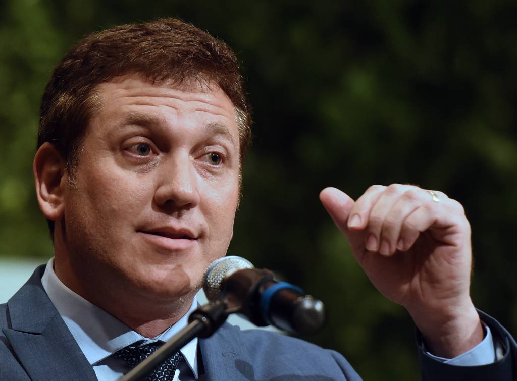 Alejandro Domínguez foi eleito presidente da Conmebol até 2019 (Foto: NORBERTO DUARTE / AFP)