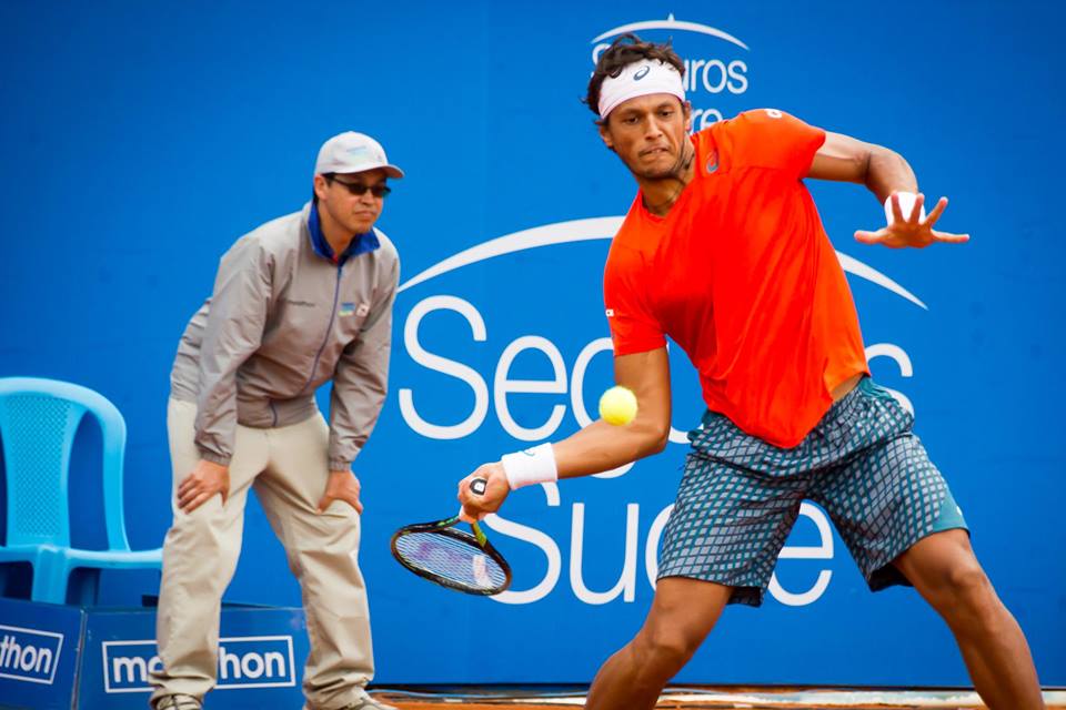 Feijão jogou bem, mas acabou eliminado do ATP 250 de Quito (Foto: Divulgação)
