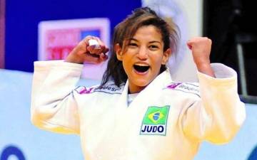 Sarah Menezes ganhou o bronze na categoria -48kg (Foto: Divulgação)