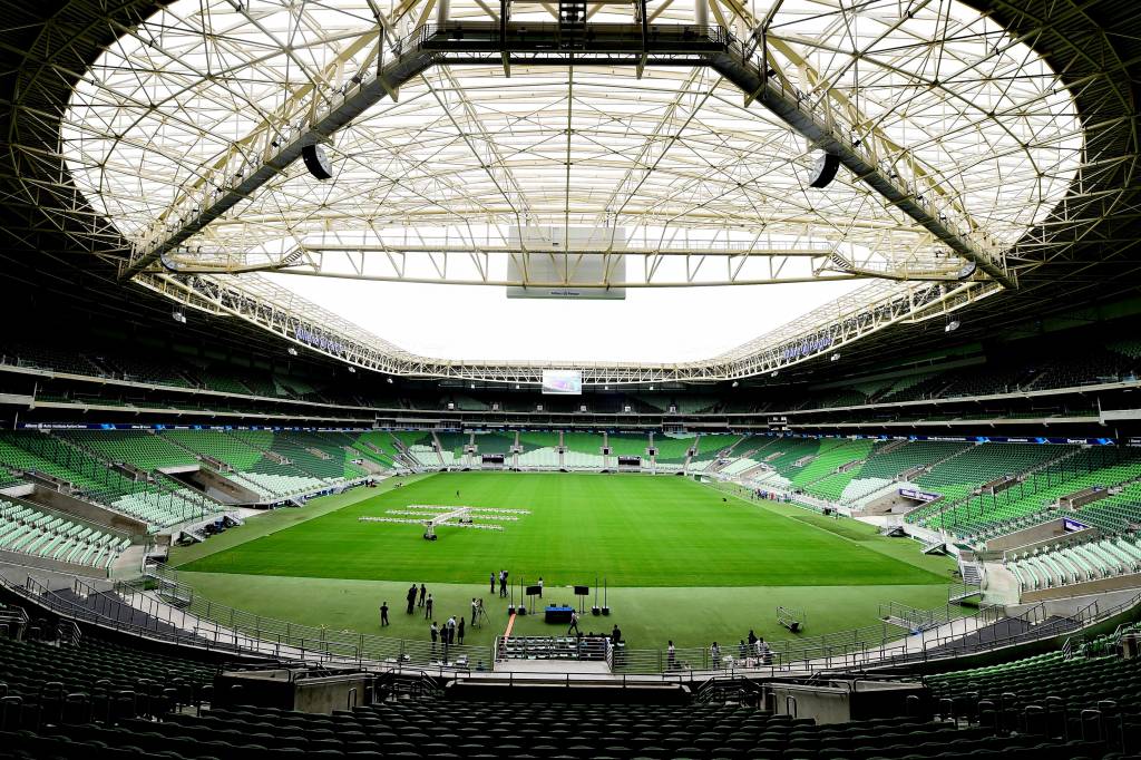 Palmeiras corre risco de perder o Palestra Itália na Copa Libertadores (Foto: Sergio Barzaghi/Gazeta Press)