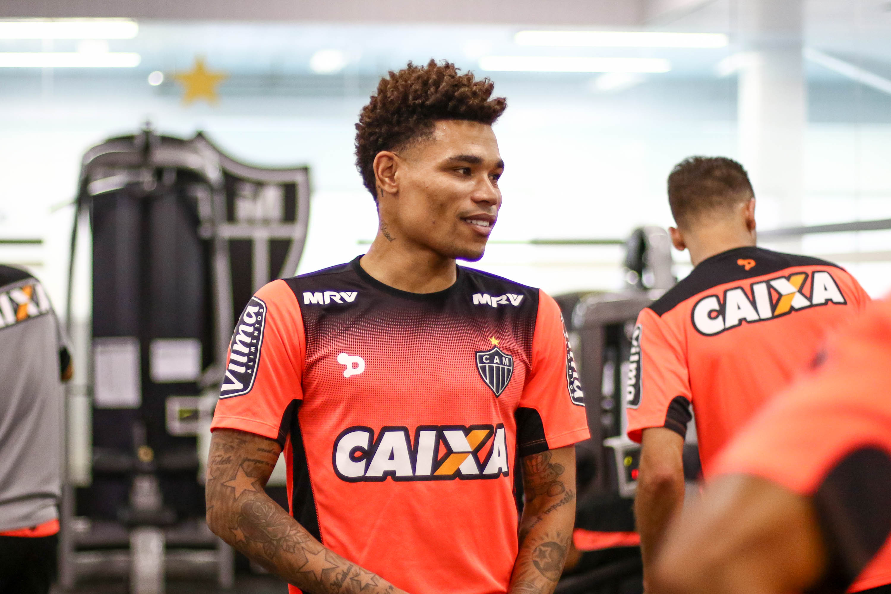 Confirmado entre os titulares, Júnior Urso estreia neste domingo pelo Galo (Bruno Cantini/CAM)
