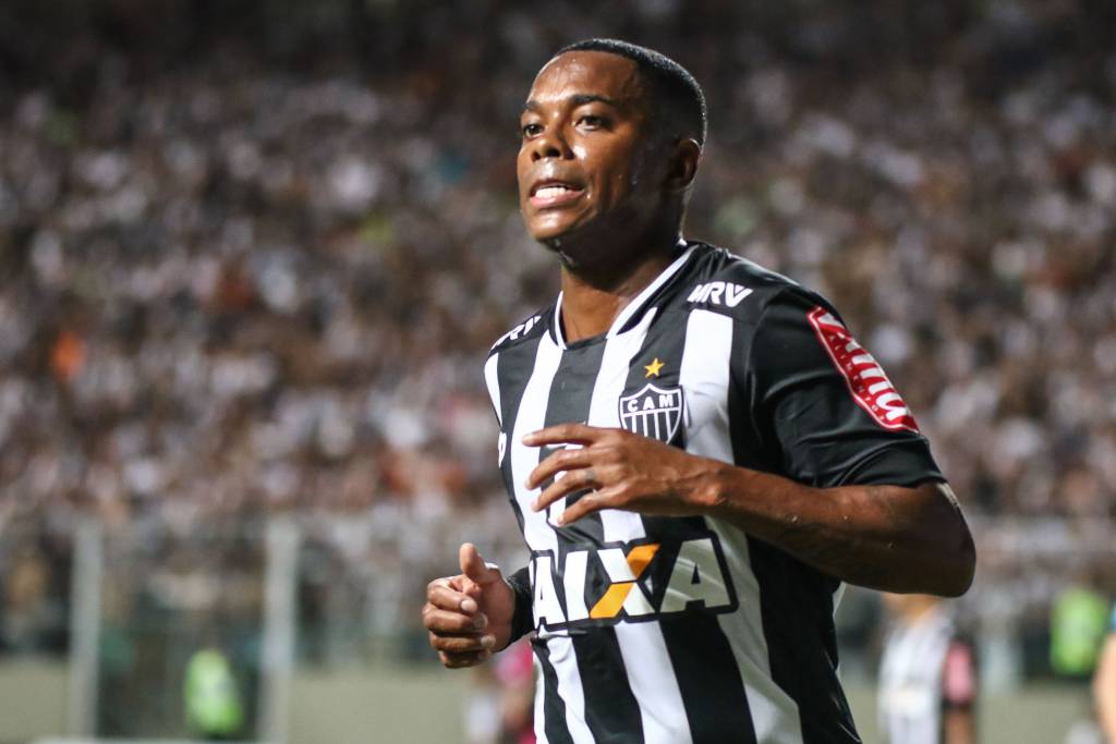 Robinho marcou dois e comandou a goleada do Galo sobre o Villa Nova (Bruno Cantini/CAM)