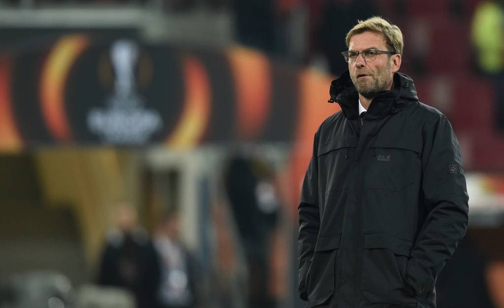 Jürgen Klopp afirma que se pudesse escolher um adversário para a próxima fase da Liga Europa, seria o United (Foto: Christof Stache/ AFP) 