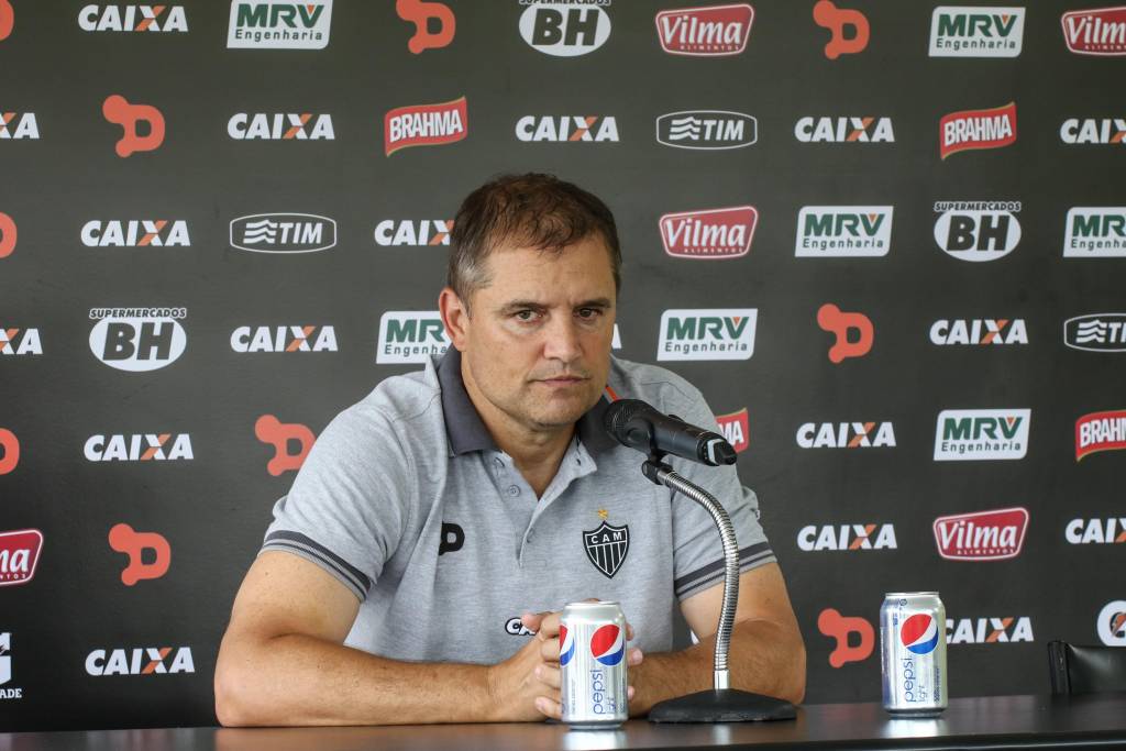Diego Aguirre utilizará uma equipe mista contra a URT neste sábado (Bruno Cantini/CAM)