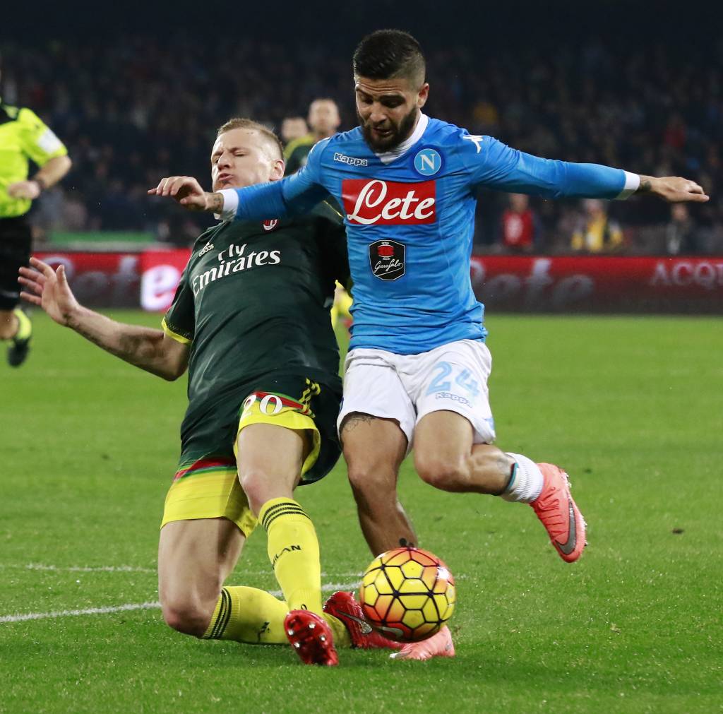 Lorenzo Inigne, estrela do Napoli, sofreu assalto à mão armada no último sábado. (Foto: Carlo Hermann/ AFP)