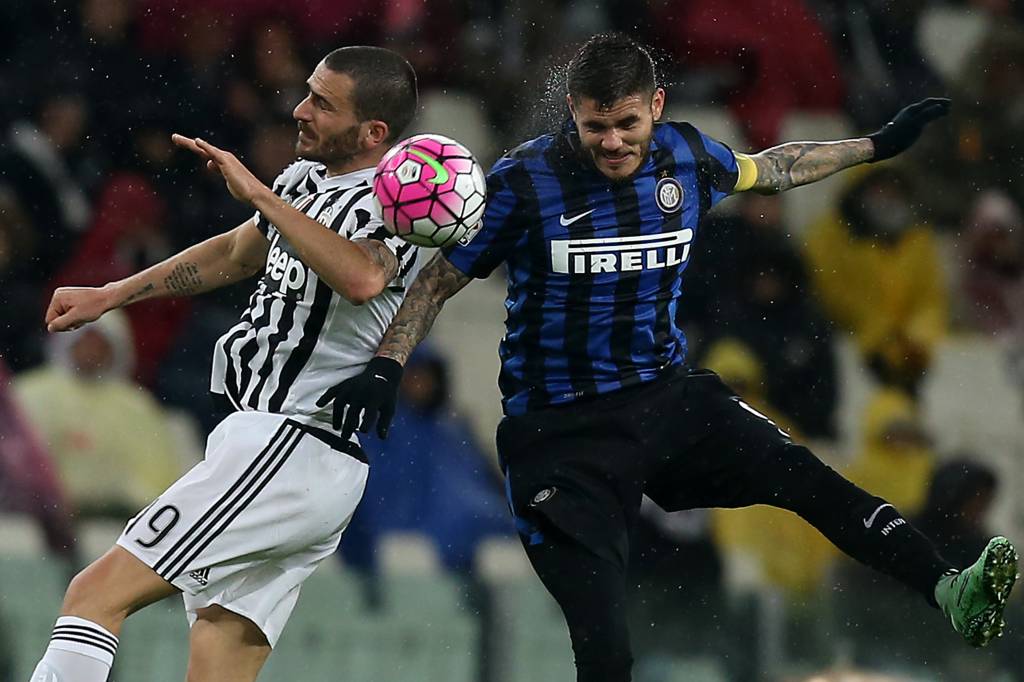 No último domingo, a Juventus venceu a Inter por 2 a 0, em casa (Foto: Marco Bertorello/AFP)