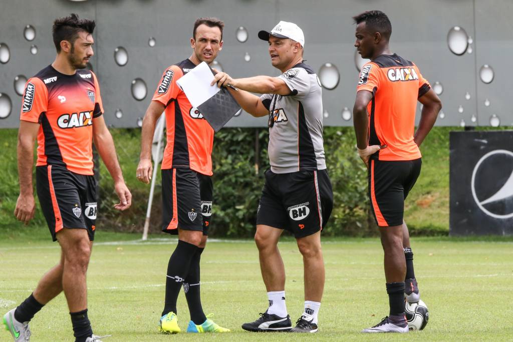 Com o Galo eliminado da Primeira Liga, Aguirre dará ritmo aos jogadores que não vem jogando com constância (Bruno Cantini/CAM)