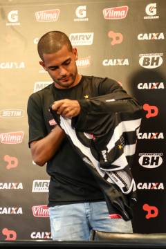 Atacante também era alvo de Corinthians e Palmeiras, mas acertou com o Galo: "Melhor escolha" (Bruno Cantini/CAM)