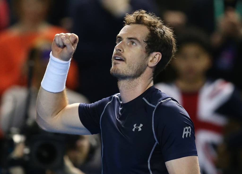 Murray liderou a Grã-Bretanha no título da Davis em 2015 (Foto: Justin Tallis/AFP)