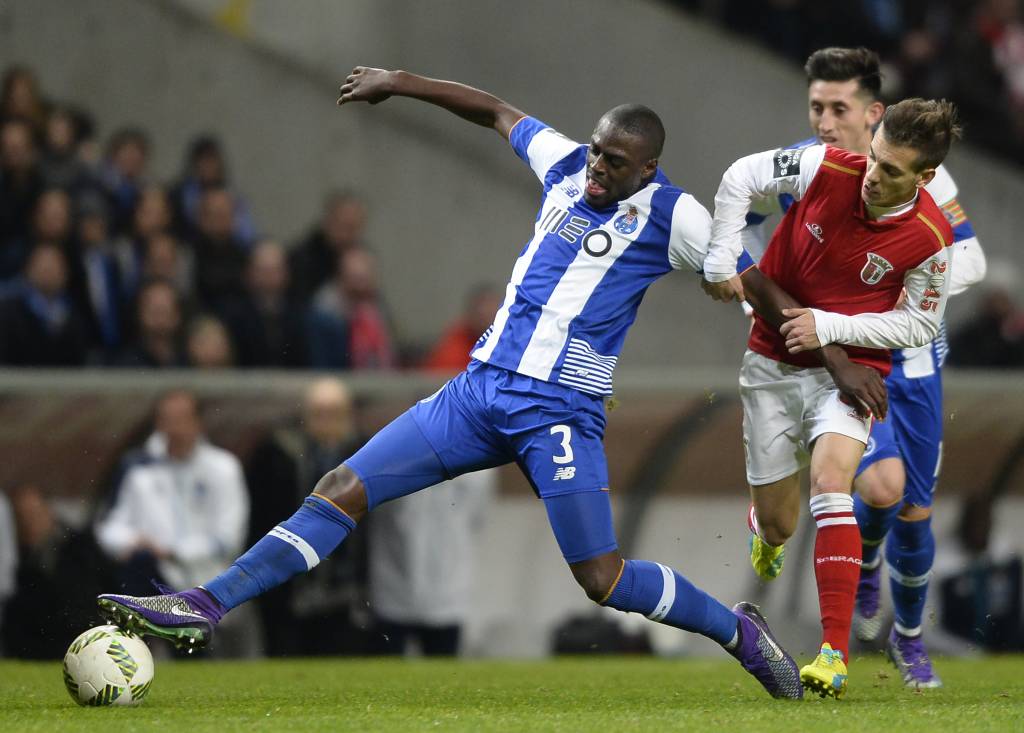 Braga e Porto estavam empatados até os 44 minutos, e o placar foi definido nos acréscimos (Foto: Miguel Riopa/AFP)