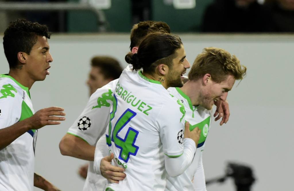 O Wolfsburg venceu o Gent na Alemanha com gol de Schurrle (Foto: John Macdougall/AFP)