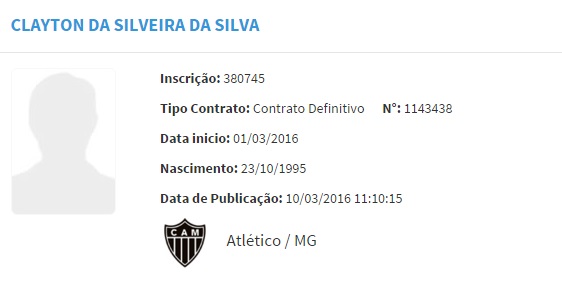 Galo superou entrave e conseguiu a regularização do atacante de 20 anos (Reprodução)