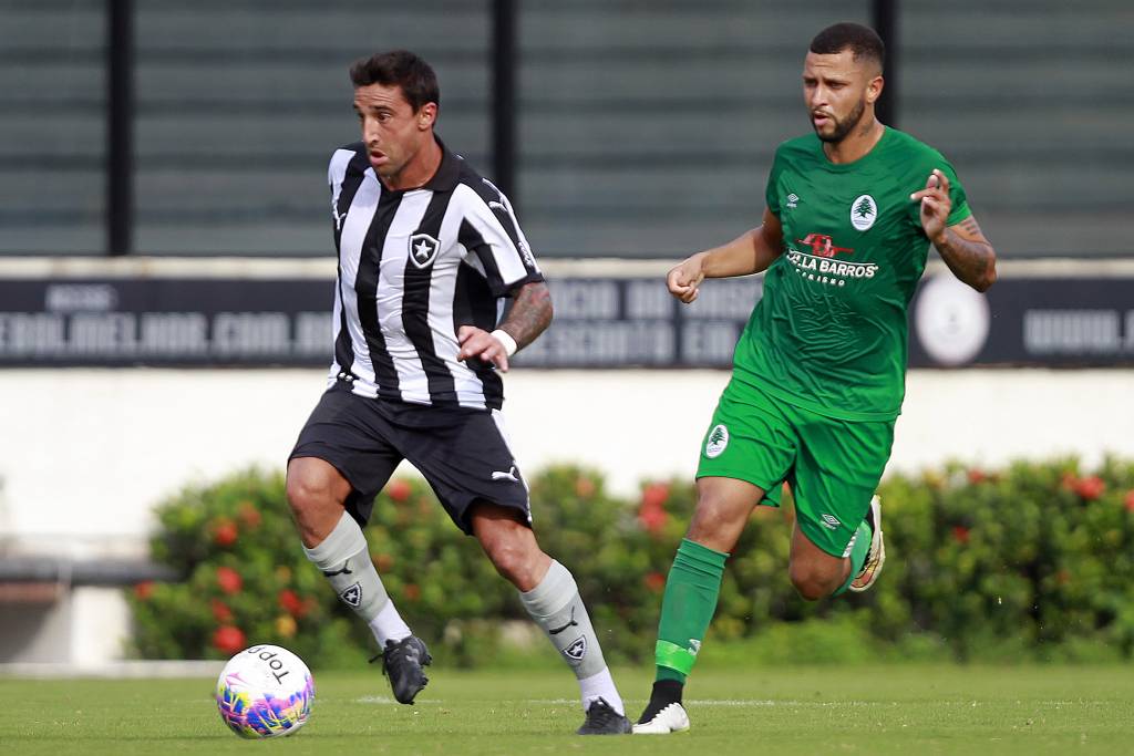 Salgueiro foi titular diante do Boavista (Foto: Vitor Silva/SSPress/Botafogo)