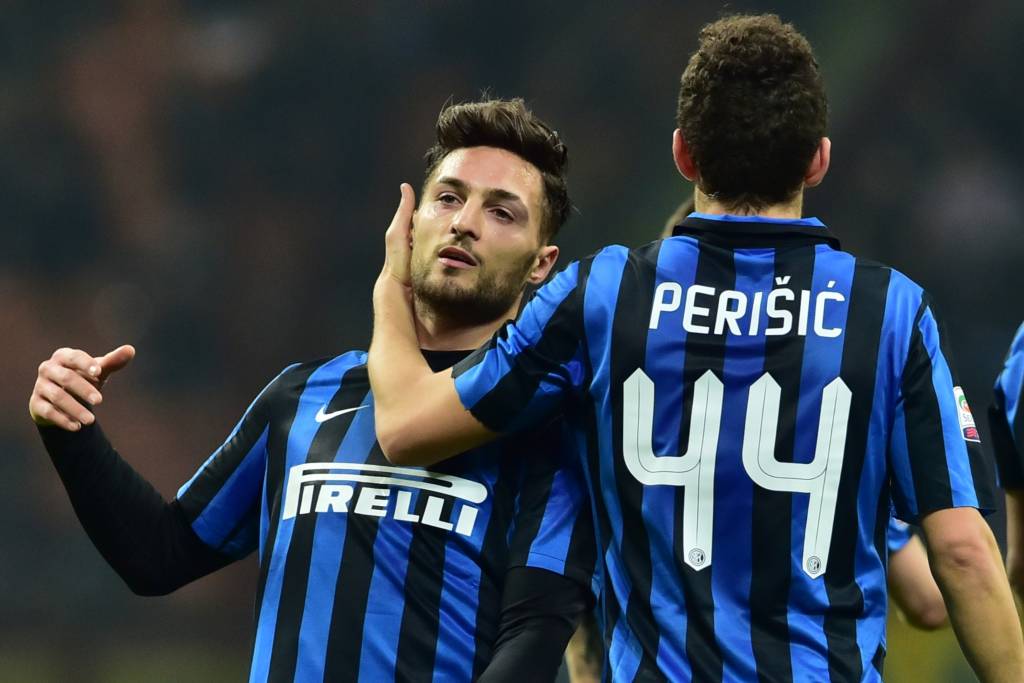 D’Ambrosio participou do gol de Perisic e ainda balançou as redes neste sábado (Foto: Giuseppe Cacace/AFP)