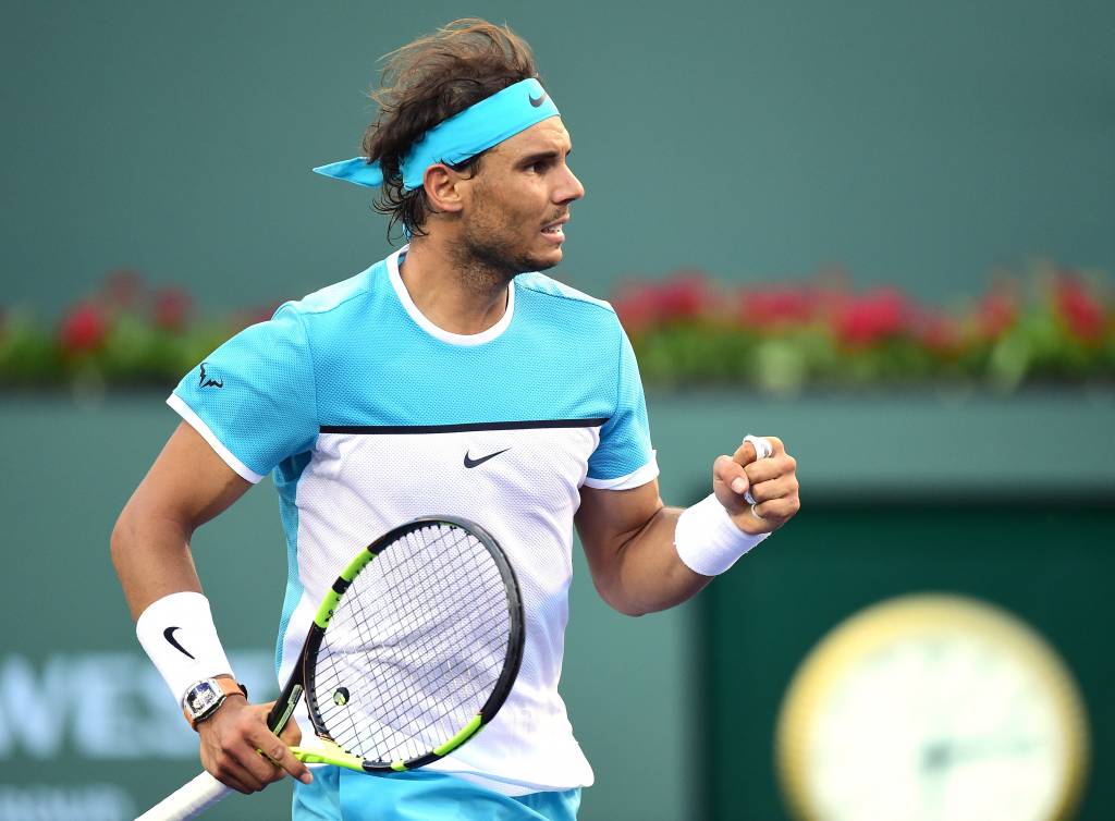 Nadal está nas semifinais de Indian Wells (Foto:Harry How/AFP)